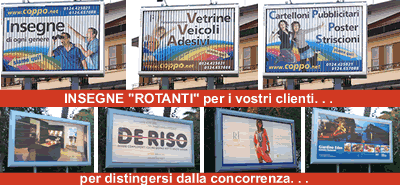 Pubblicità stradale ROTANTE