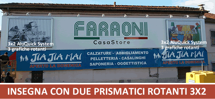 cartellonistica rotor per insegne