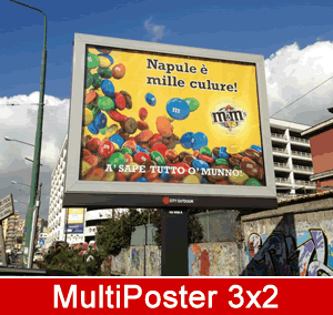 cartellonistica multiposter 3x2