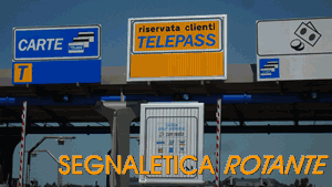 rotoprismi per cartellonistica autostradale